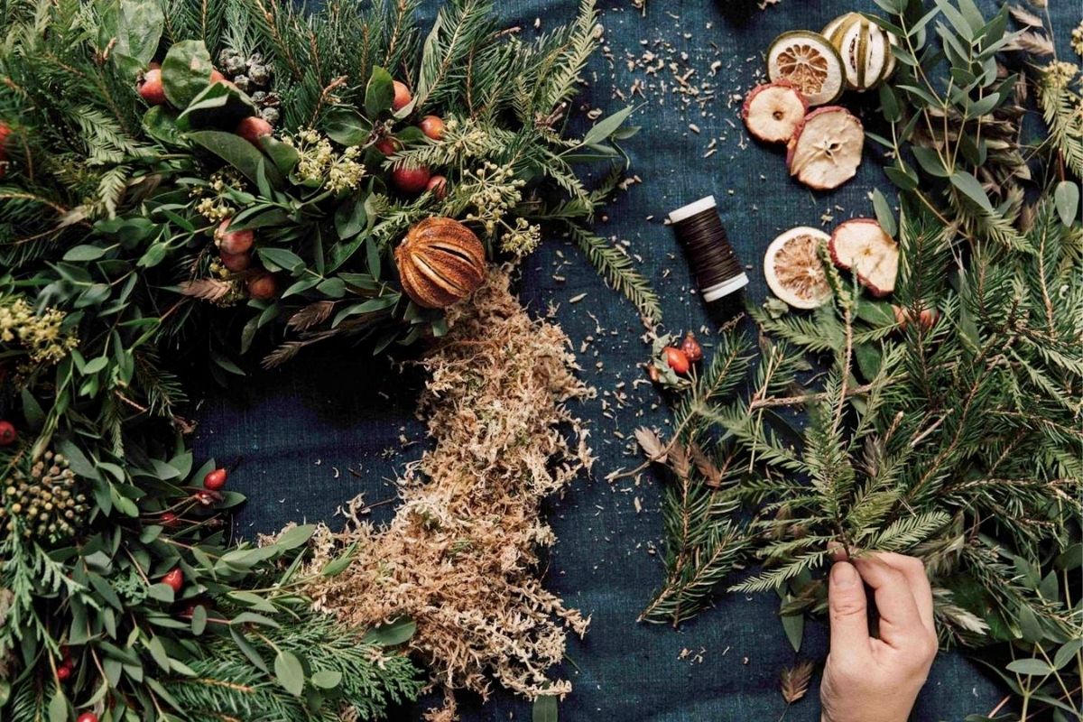 Festive Wreath Workshop 1